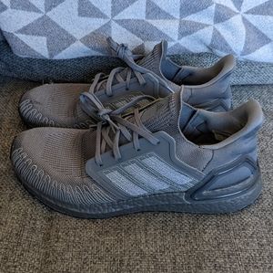 Adidas Ultraboost 20 Triple Grey Cool Wolf Size 13 Running shoes
